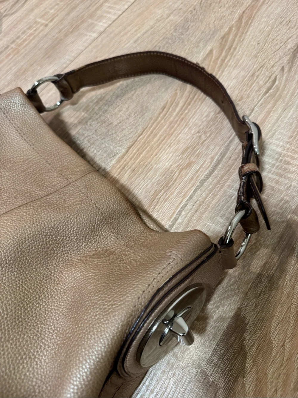 Coach pebbled leather